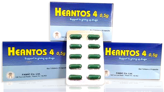 Heantos Herbal Supplement Capsules Addiction